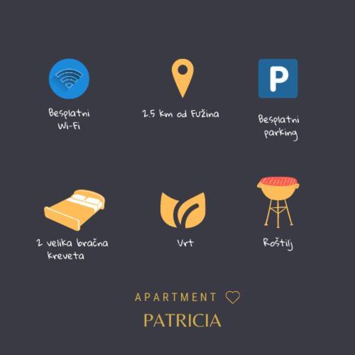 Apartman Patricia Apartamento Fužine Exterior foto